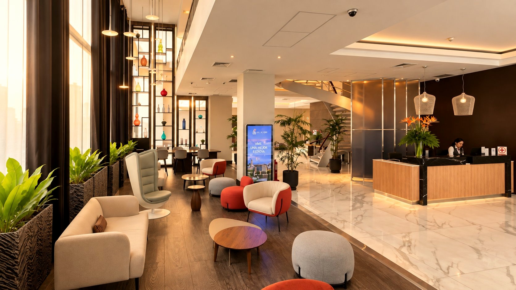 Lobby principal del hotel